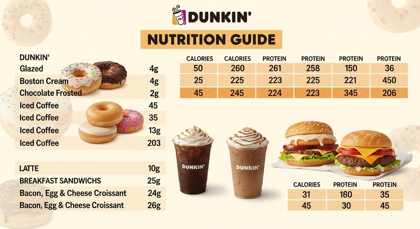 Dunkin Donuts Nutrition