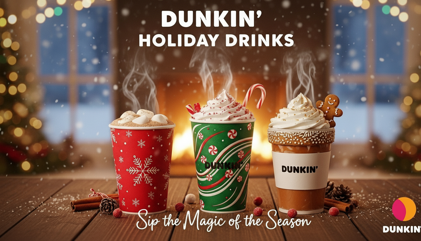 Dunkin Holiday Drinks