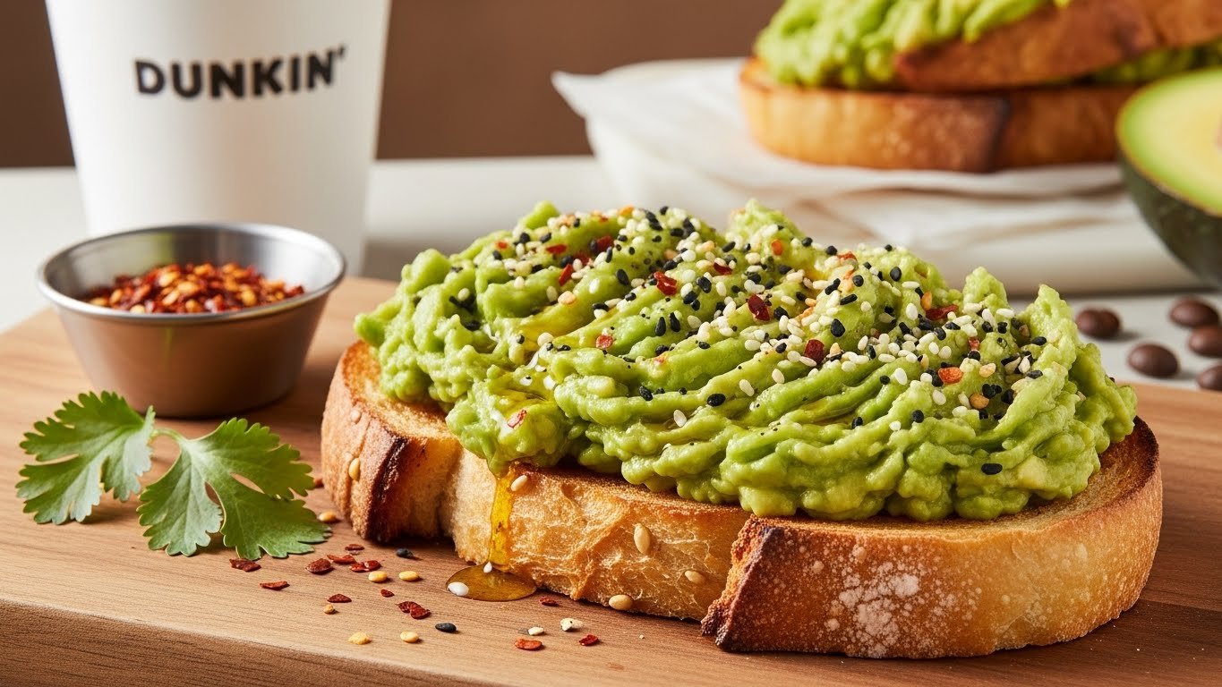 Dunkin Donuts Avocado Toast