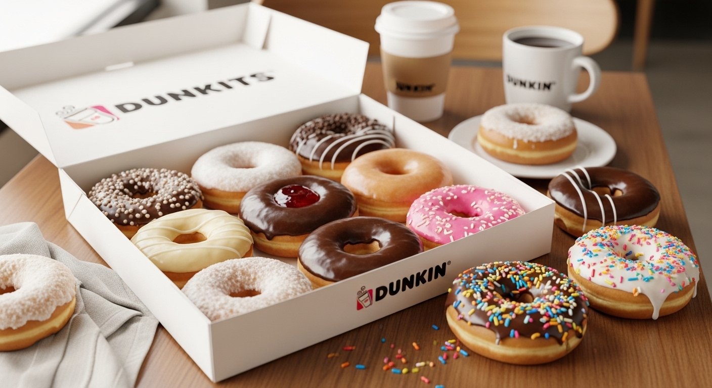 Dunkin Donuts Box of Donuts