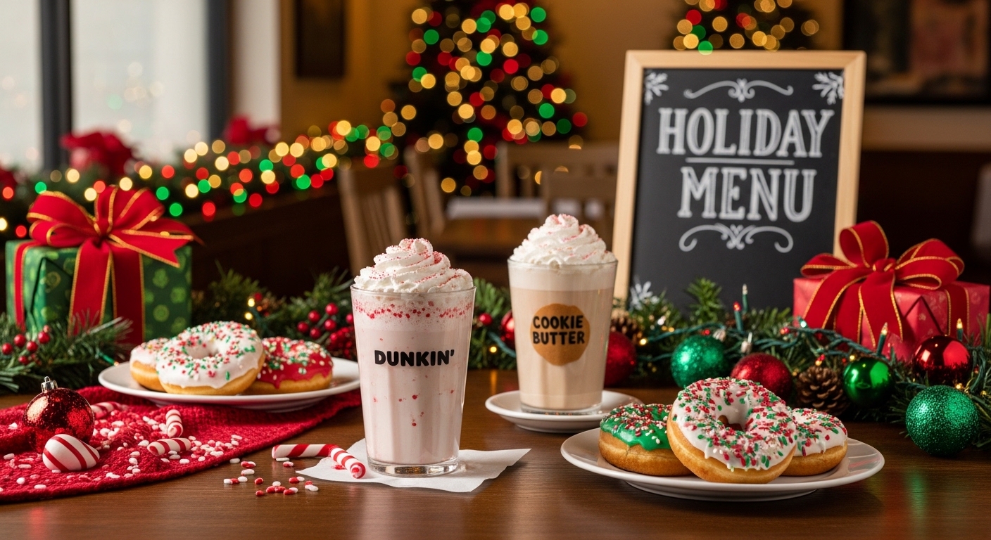 Dunkin Donuts Holiday Menu 2026 Full Festive Drinks