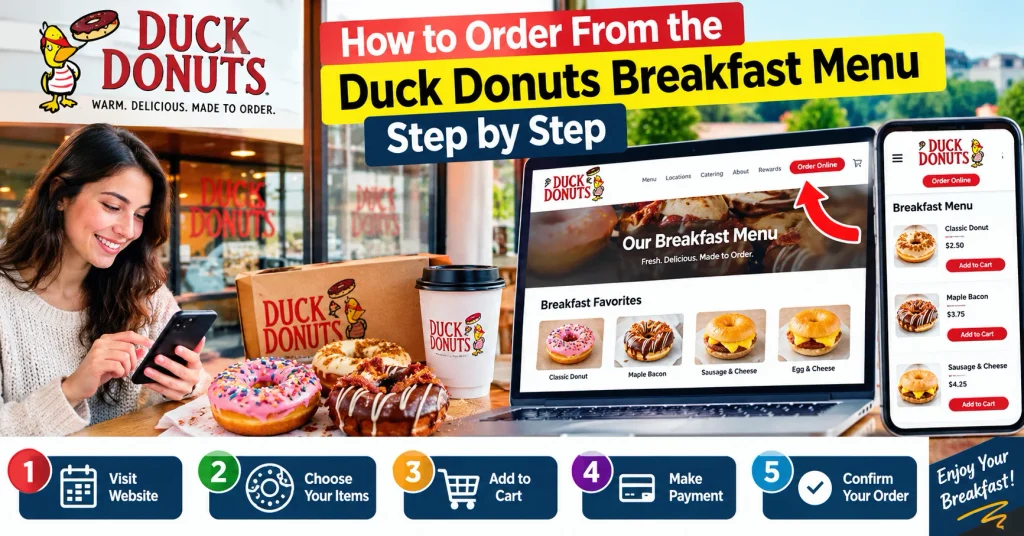 How to Order From the Duck Donuts Breakfast Menu Step by Step
