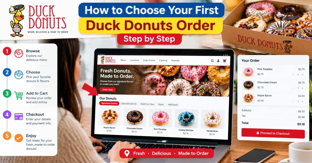 How to Choose Your First Duck Donuts Order Step by Step